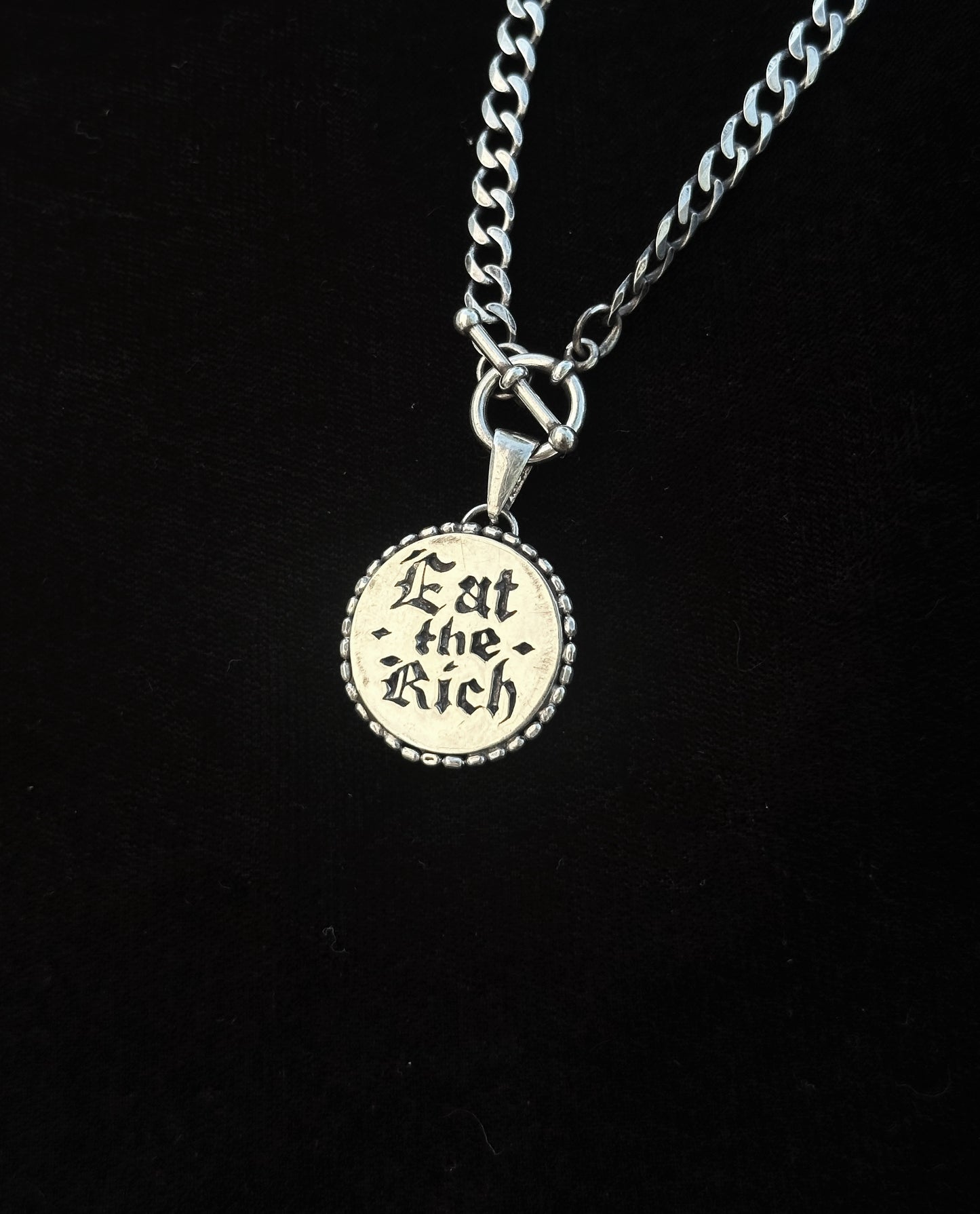 Heavy Medallion Necklace