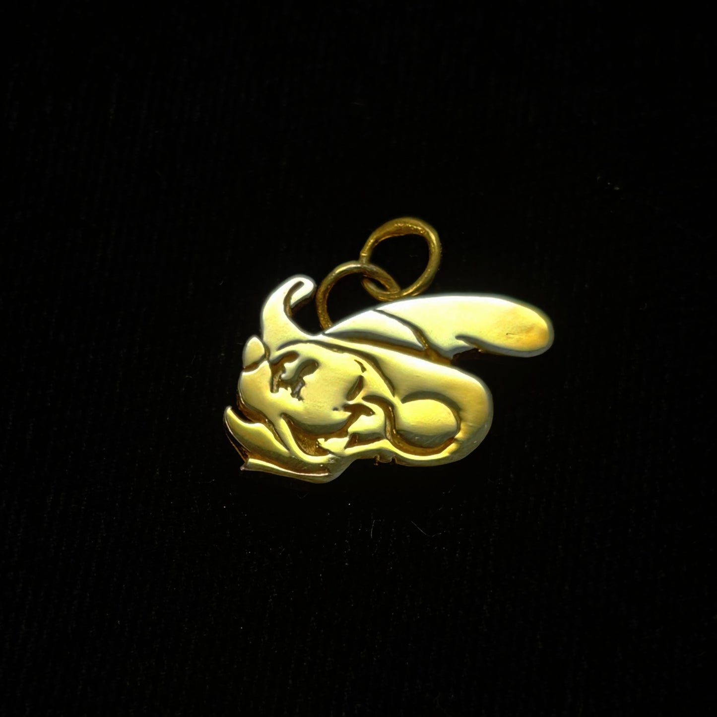 Cowboy Mouse - Gold Tone