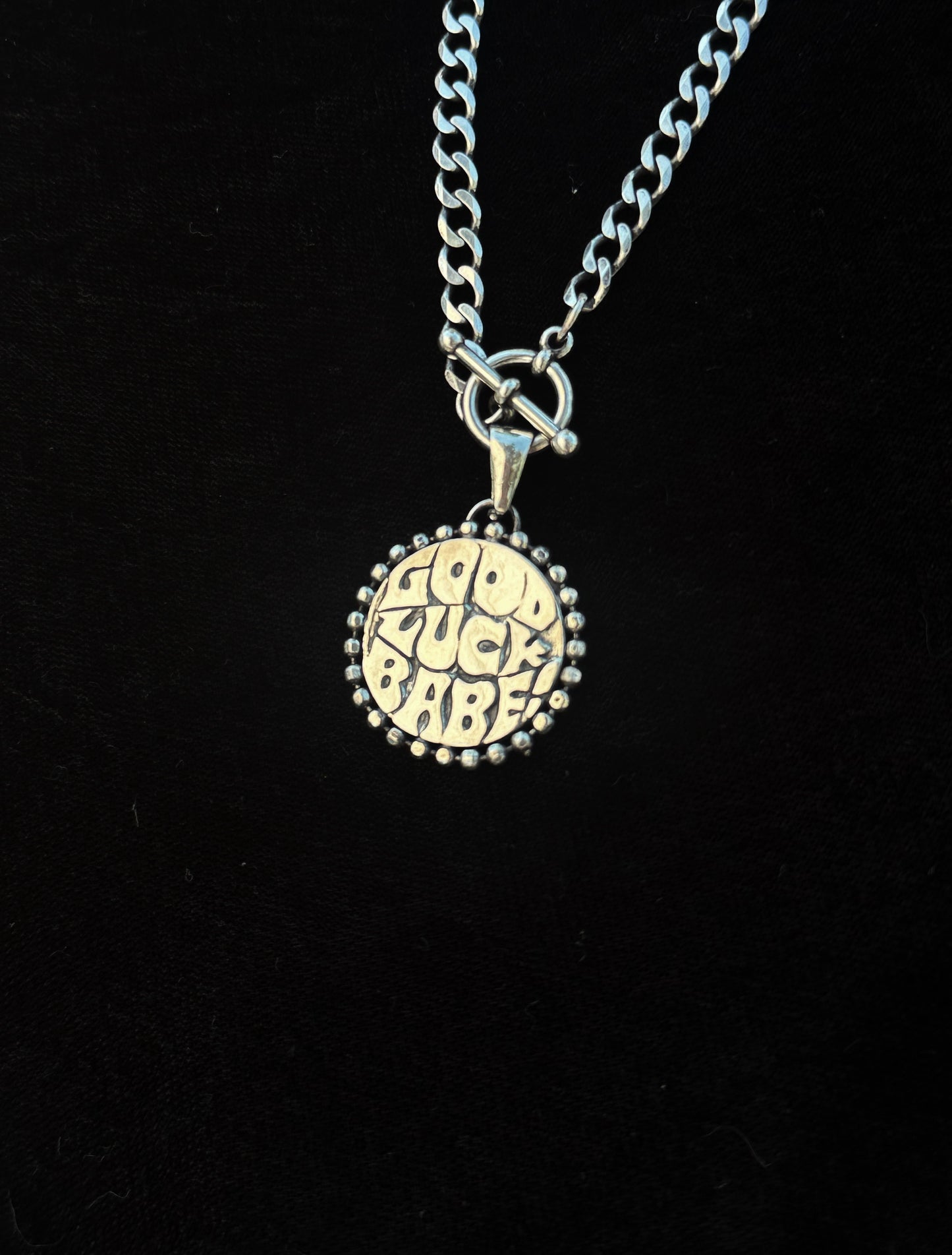 Heavy Medallion Necklace