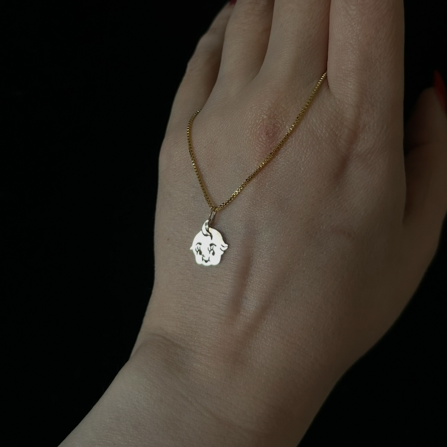 14k Gold Kewpie Charm