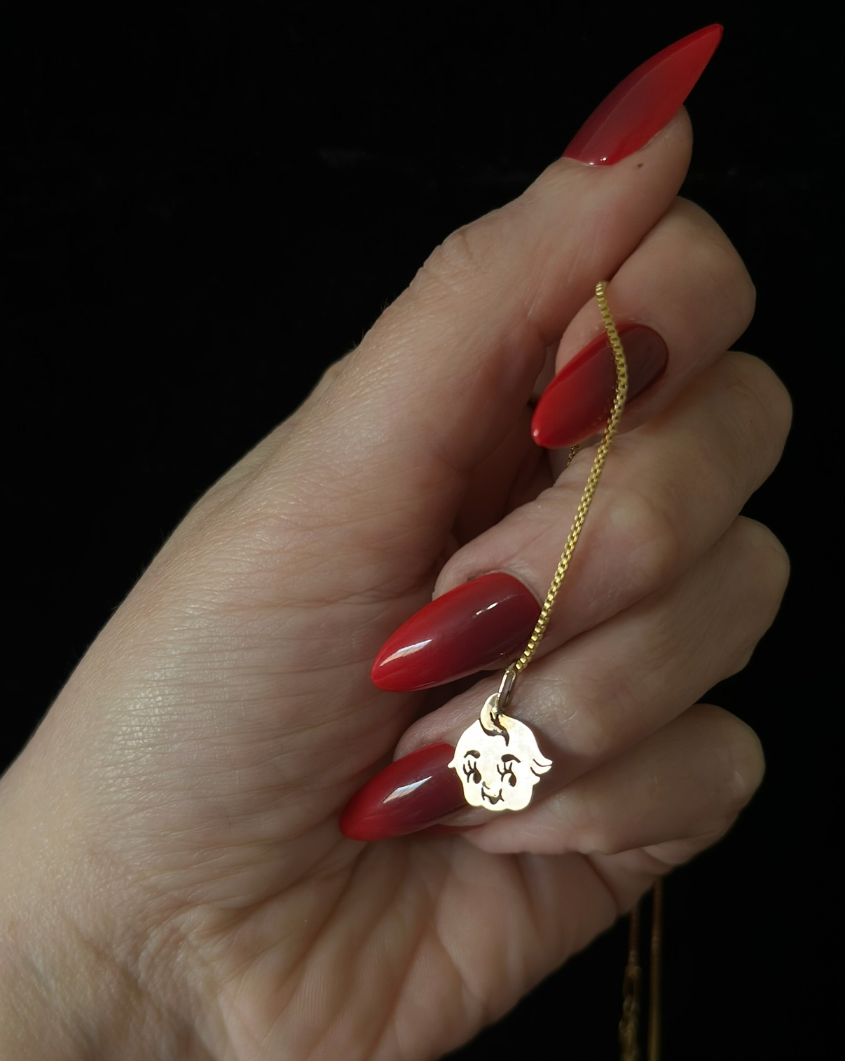 14k Gold Kewpie Charm