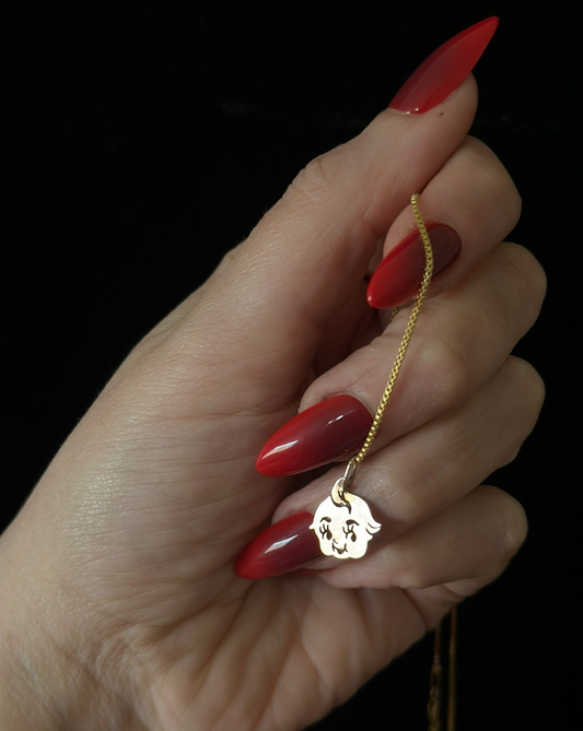 14k Gold Kewpie Charm