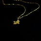 14k Gold Woodstock Necklace