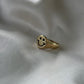 Brass Smiley Ring