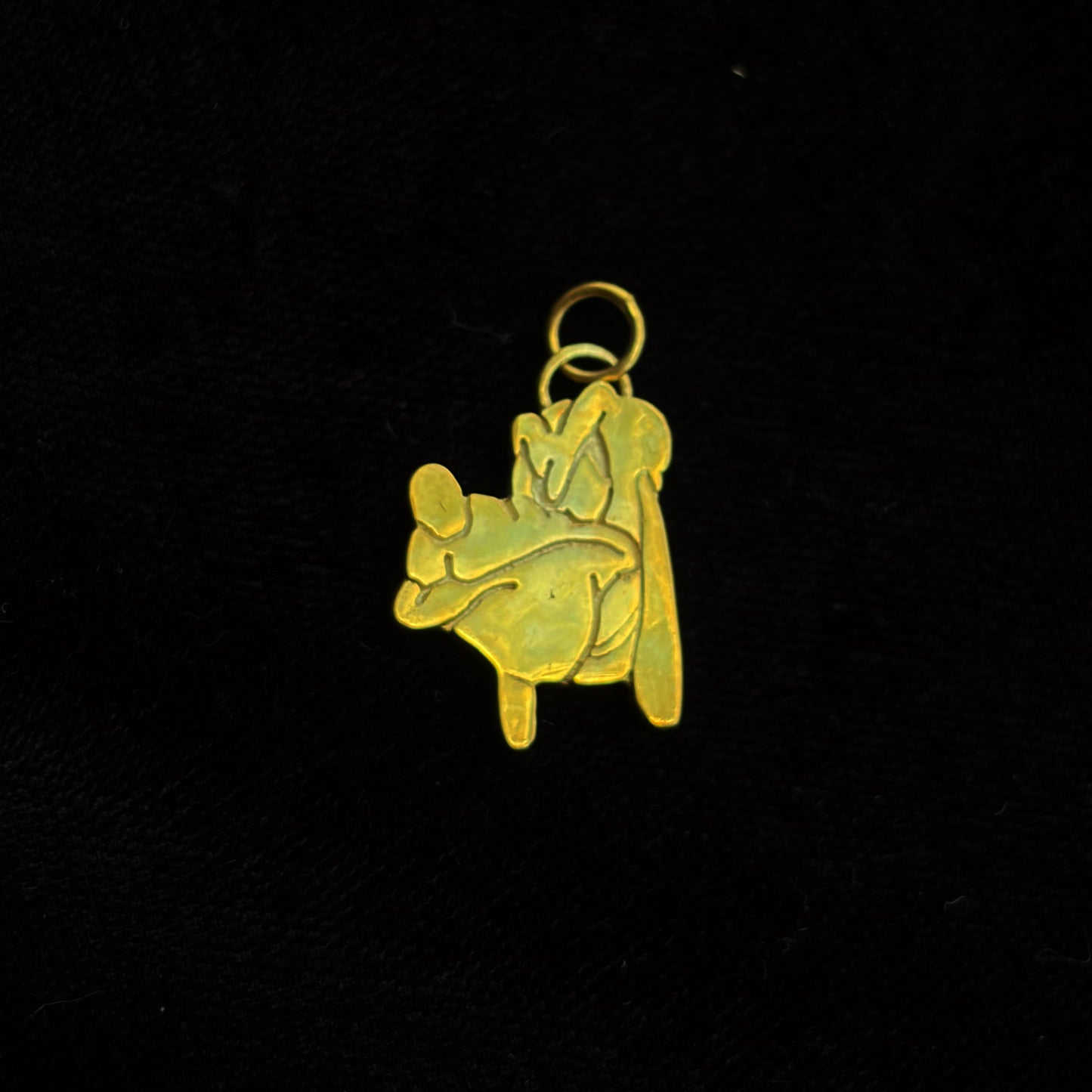 Grumpy Pup - Brass