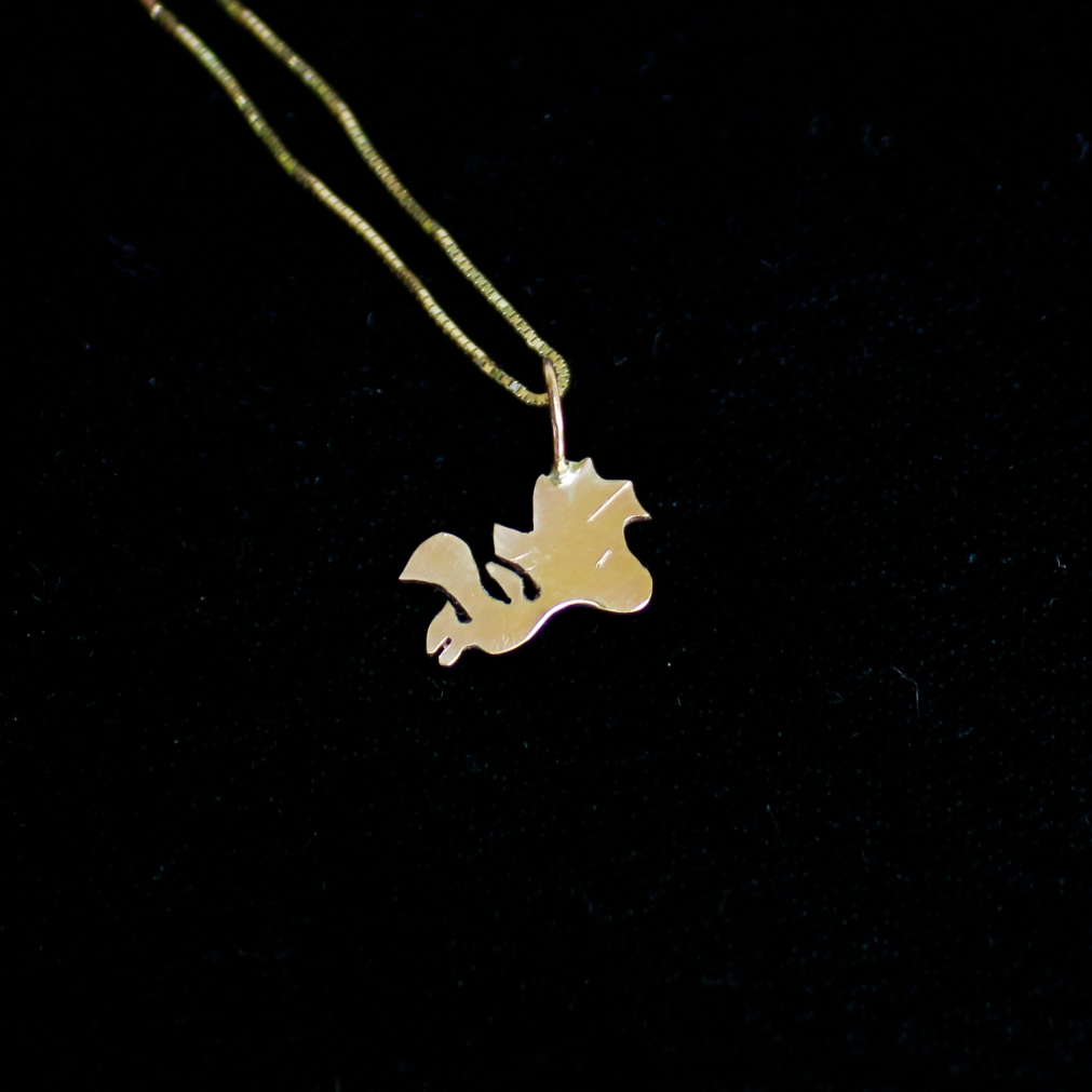 14k Gold Woodstock Charm