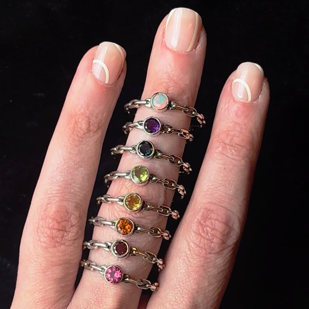 Citrine Chained Stacker